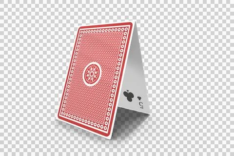 Graphic image of card castle Stock Illustration