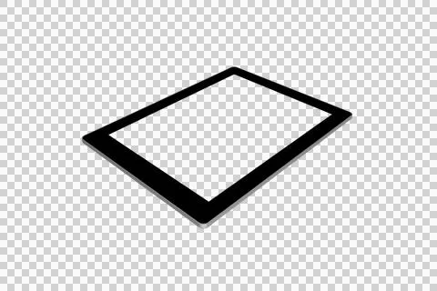 Graphic image of computer tablet Stock-Illustration