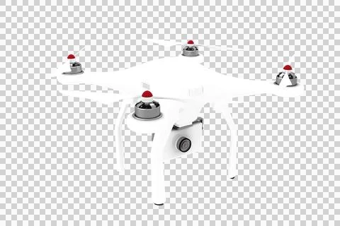 Graphic image of drone with security camera Stock Photos