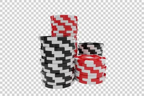 Graphic image of gambling chips Stock Illustration