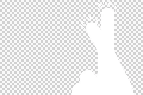 Graphic image of shape on finger Stock Photos