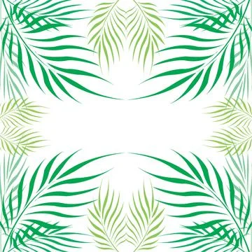 Graphic Leaves Vector illustration. Stock Illustration