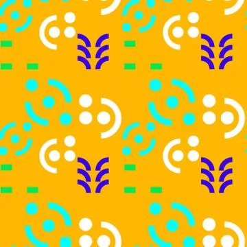 Graphic message seamless pattern Stock Illustration