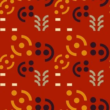 Graphic message seamless pattern Stock Illustration