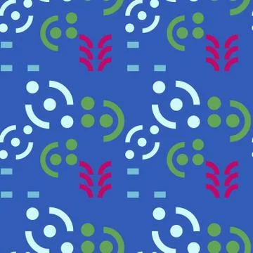 Graphic message seamless pattern Stock Illustration