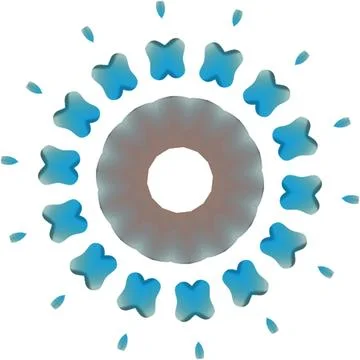 Graphic Multi Use ElementBackground Art Complex Gradient Soft Shape Clean A.. Stock Illustration