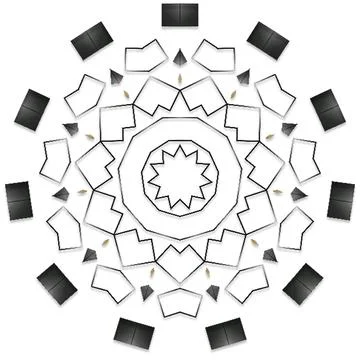 Graphic Multi Use ElementBackground Art Complex Gradient Soft Shape Clean A.. Stock Illustration