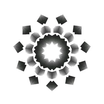 Graphic Multi Use Modern Abstract Circular Elements Background Clean Abstra.. Illustrazione stock