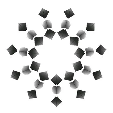 Graphic Multi Use Modern Abstract Circular Elements Background Clean Abstra.. Stock Illustration