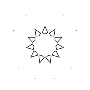 Graphic Multi Use Modern Abstract Circular Elements Background Clean Abstra.. Stock Illustration