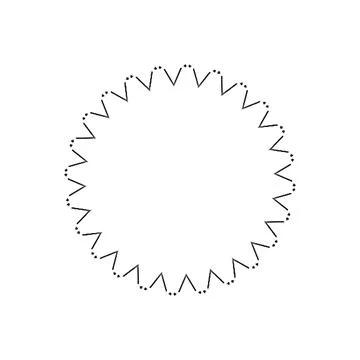 Graphic Multi Use Modern Abstract Circular Elements Background Clean Abstra.. Stock Illustration