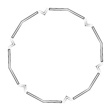 Graphic Multi Use Modern Abstract Circular Elements Background Clean Abstra.. Stockillustratie