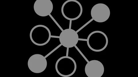 Graphic object in black and white with stroboscopic and hypnotic effect. Stock Footage 119281027