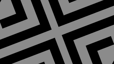 Graphic object in black and white with stroboscopic and hypnotic effect. Stock Footage 119758351