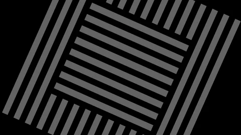 Graphic object in black and white with stroboscopic and hypnotic effect. Stock Footage 120204683