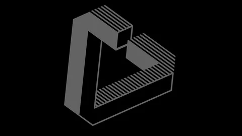 Graphic object in black and white with stroboscopic and hypnotic effect. Stock Footage 120594703