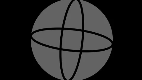 Graphic object in black and white with stroboscopic and hypnotic effect. Video stock 121096052