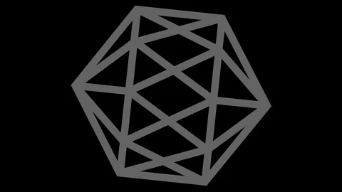 Graphic object in black and white with stroboscopic and hypnotic effect. Stock Footage 121096126