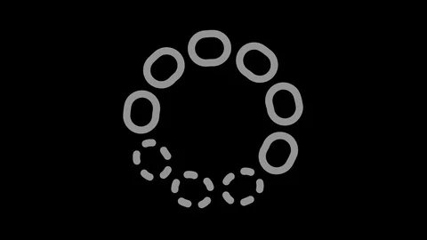 Graphic object in black and white with stroboscopic and hypnotic effect. Stock Footage 123065238