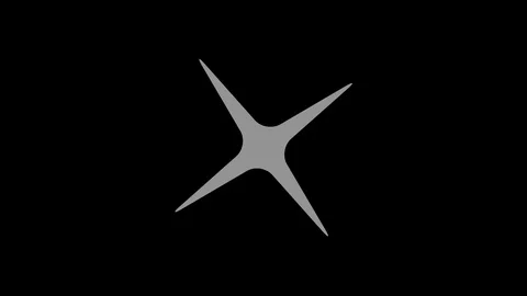 Graphic object in black and white with stroboscopic and hypnotic effect. Stock Footage 124632179