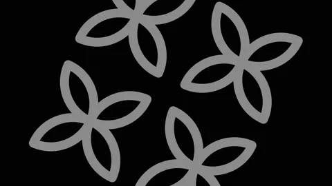 Graphic object in black and white with stroboscopic and hypnotic effect. Stock Footage 132176309
