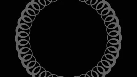 Graphic object in black and white with stroboscopic and hypnotic effect. Stock Footage 132176609