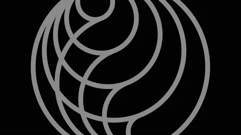 Graphic object in black and white with stroboscopic and hypnotic effect. Stock Footage 132176616