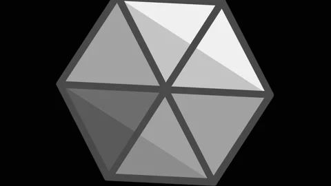 Graphic object in black and white with stroboscopic and hypnotic effect. Stock Footage 132484767