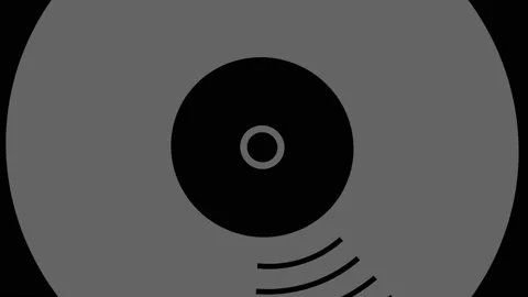 Graphic object in black and white with stroboscopic and hypnotic effect. Stock Footage 133526088
