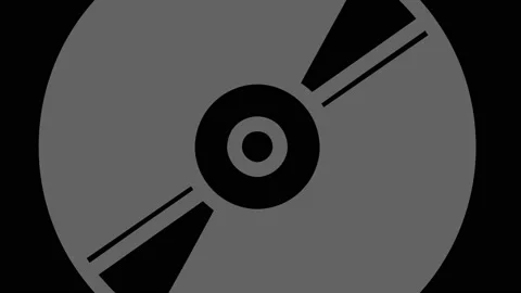 Graphic object in black and white with stroboscopic and hypnotic effect. Stock Footage 133782034