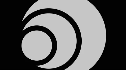 Graphic object in black and white with stroboscopic and hypnotic effect. Stock Footage 134260759