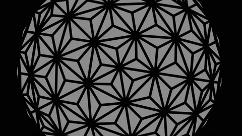 Graphic object in black and white with stroboscopic and hypnotic effect. Stock Footage 134260833