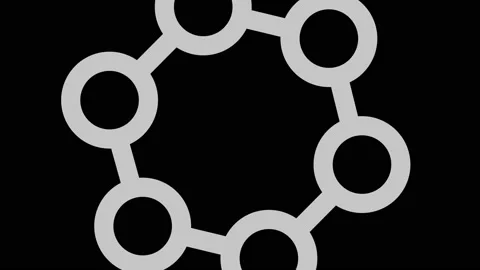 Graphic object in black and white with stroboscopic and hypnotic effect. Stock Footage 138589812