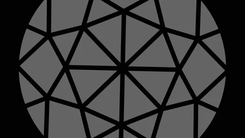 Graphic object in black and white with stroboscopic and hypnotic effect. Stock Footage 139413957