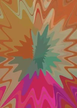 Graphic painting abstract creative background in liquid oil style. Digital cr Stock Illustration
