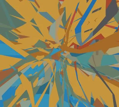 Graphic painting abstract creative background in liquid oil style. Digital cr Stock Illustration