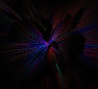 Graphic painting abstract creative background in liquid oil style. Digital cr Stock Illustration