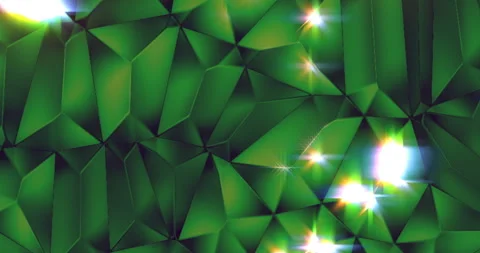 Graphic, pattern and effect with abstract illusion and gem light for green Stockbeeldmateriaal 287572545
