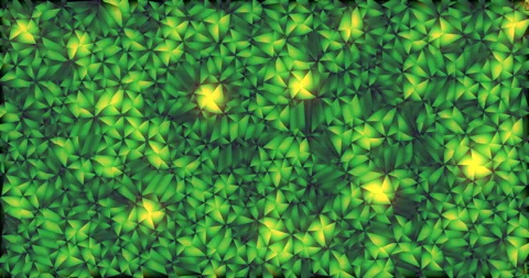 Graphic, pattern and effect with abstract motion and gem light for green Stockbeeldmateriaal 287684125