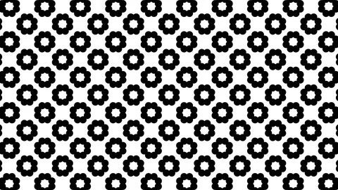 Graphic pattern in black and white with stroboscopic and hypnotic effect. Video stock 118275256