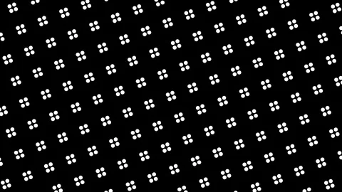 Graphic pattern in black and white with stroboscopic and hypnotic effect. Stock Footage 118353842