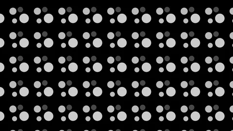 Graphic pattern in black and white with stroboscopic and hypnotic effect. Stock Footage 118573897