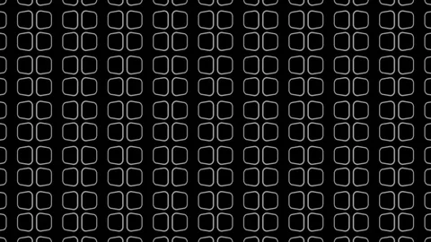 Graphic pattern in black and white with stroboscopic and hypnotic effect. Stock Footage 118881145