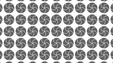 Graphic pattern in black and white with stroboscopic and hypnotic effect. Stock Footage 118881230