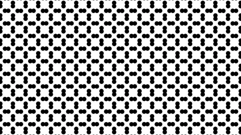 Graphic pattern in black and white with stroboscopic and hypnotic effect. Stock Footage 119399295