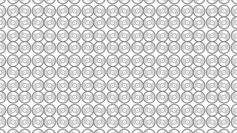 Graphic pattern in black and white with stroboscopic and hypnotic effect. Stock Footage 119399385