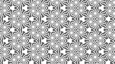 Graphic pattern in black and white with stroboscopic and hypnotic effect. Stock Footage 119627082