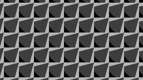 Graphic pattern in black and white with stroboscopic and hypnotic effect. Stock Footage 119930369