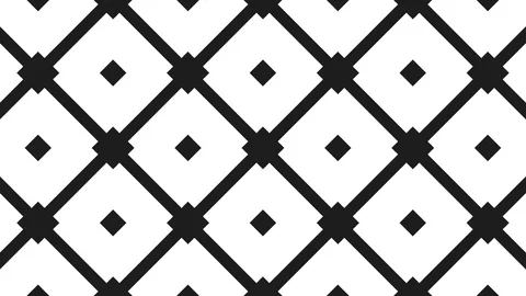 Graphic pattern in black and white with stroboscopic and hypnotic effect. Stock Footage 122372271
