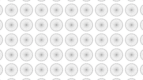 Graphic pattern in black and white with stroboscopic and hypnotic effect. Stock Footage 122372587